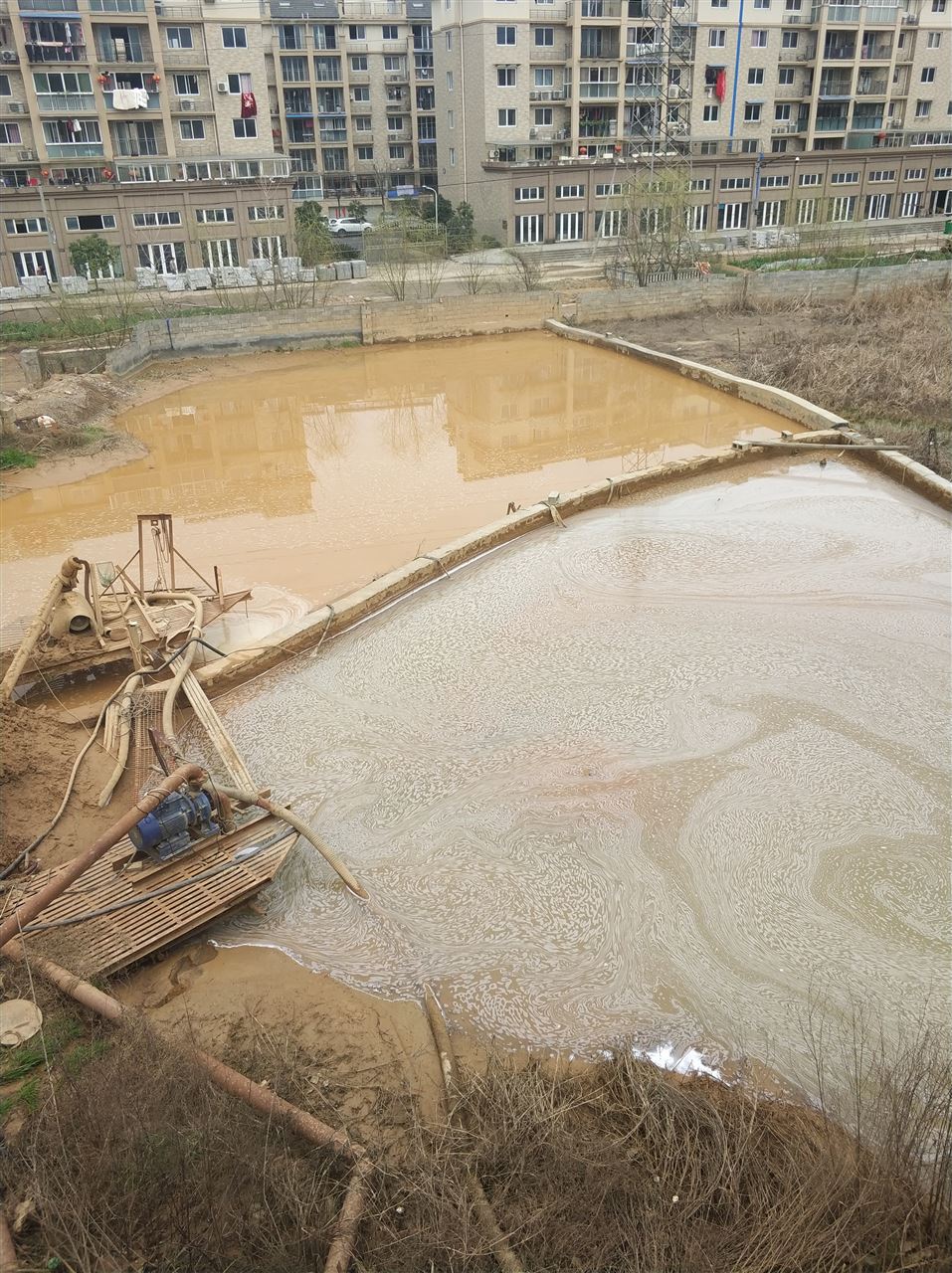 东营沉淀池淤泥清理-厂区废水池淤泥清淤